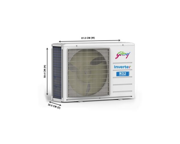 Godrej 1.5 Ton 3 Star, Hot & Cold, Inverter Split AC, Copper, Anti-Freeze Thermostat, Twin-Rotary Compressor (SIH 18ITC3-WWR) - Image 4