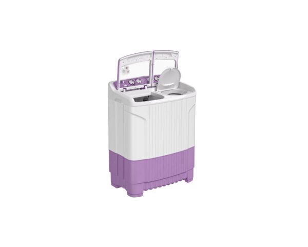 Godrej 8 Kg 5 star Semi-Automatic Top Loading Washing Machine,Tri-Roto Scrub Pulsator, Tough Glass Lid (WS EDGE 80 5.0 TB3 M LVDR,Lavender) - Image 5