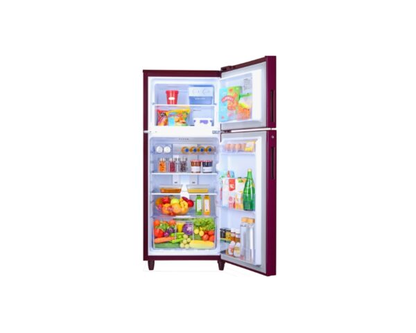 Godrej 210L 2 Star Frost Free Double Door Refrigerator with  Inverter compressor, Nano Shield Technology (RT EONALPHA 250B 25 RI JD WN, Jade Wine) - Image 3