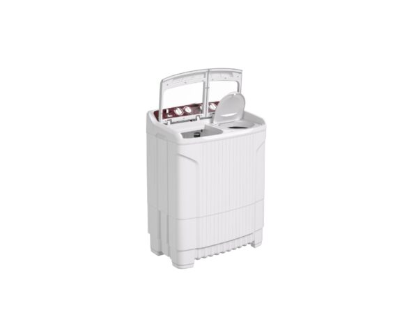 Godrej Edge Classic 7.2 Kg Semi-Automatic Top Loading Washing Machine,Tri-Roto Scrub Pulsator, Tough Glass Lid (WS EDGE CLS+ 7.2 TN3 M WNRD, Wine Red) - Image 4