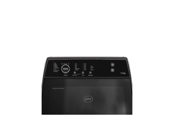 Godrej 7 Kg 5 Star Fully-Automatic Top Loading Washing Machine With 360 W  Motor wash and 26 Flexi Wash Programs (WTEON VLVT 70 5.0 FDTN MTBK, Metallic Black) - Image 4