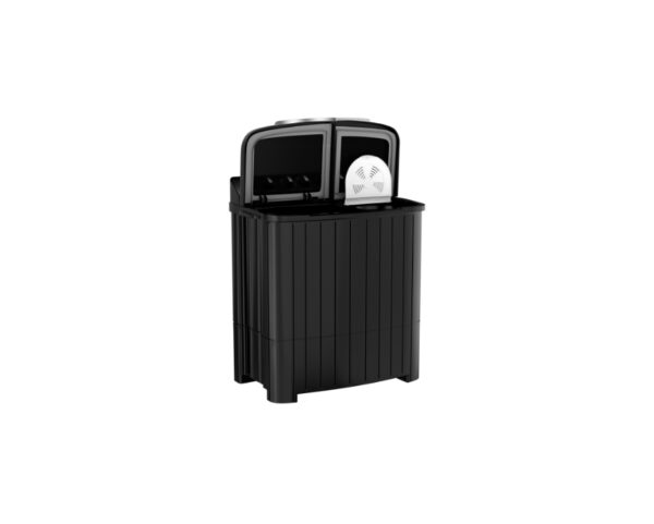 Godrej 10 Kg 5 Star Semi-Automatic Top Load Washing Machine ,600W Wash Motor, Toughened Glass and Soft Close Lids,Penta Roller Impeller (EDGE RIO 100 5.0 TB3 SL GR) - Image 5