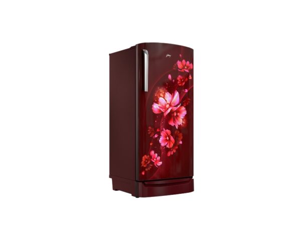 Godrej 180L 3 Star Direct Cool Turbo Cooling Technology With Upto 24 Days farm Freshness Single Door Refrigerator (RD EMARVEL 207C TDF AT WN, Aster Wine) - Image 5