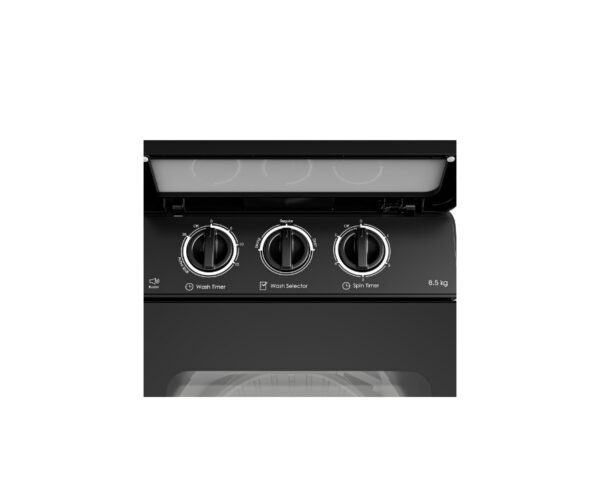Godrej 8.5 Kg 5 Star Semi-Automatic Top Load Washing Machine, Tri-Roto Scrub Pulsator,Toughened glass lids (WSEDGE ULT 85 5.0 DB2M CSGR) - Image 5