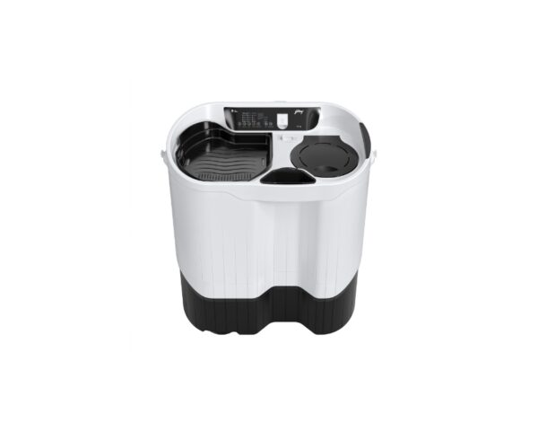 Godrej 8.5 Kg 5 Star Semi-Automatic Top Loading Washing Machine, more than 99.99% disinfection against viruses, In-built Heater,advanced digital controls & LED Display (WSEDGE DIGI 85 5.0 PB2 M GPGR)