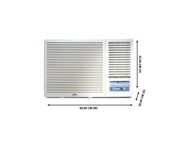 Godrej 1.5 Ton 3 Star, Turbo Mode, Window AC (Copper, Anti Corrosive Blue Fin, WFC 18UTC3-WWA) - Image 2
